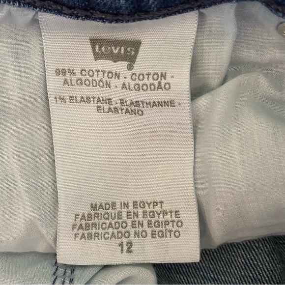 Levi's 515 Women's size 12 Classic Blue denim Jean Shorts - Picture 6 of 7